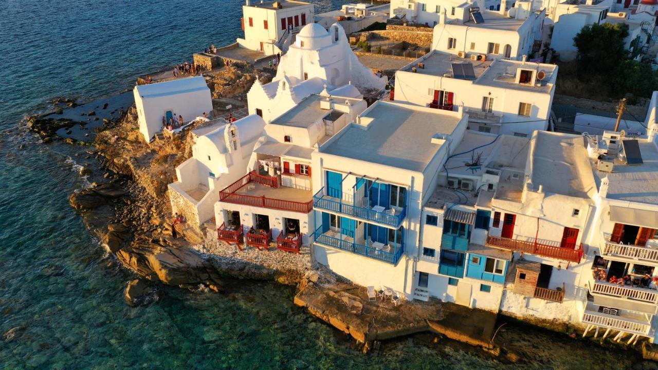 Bluetopia Suites Mykonos Town Esterno foto